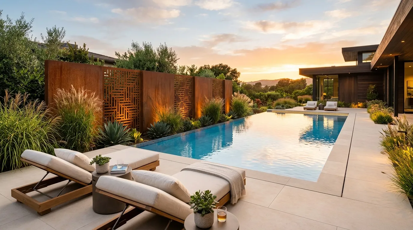 Corten Steel Screens