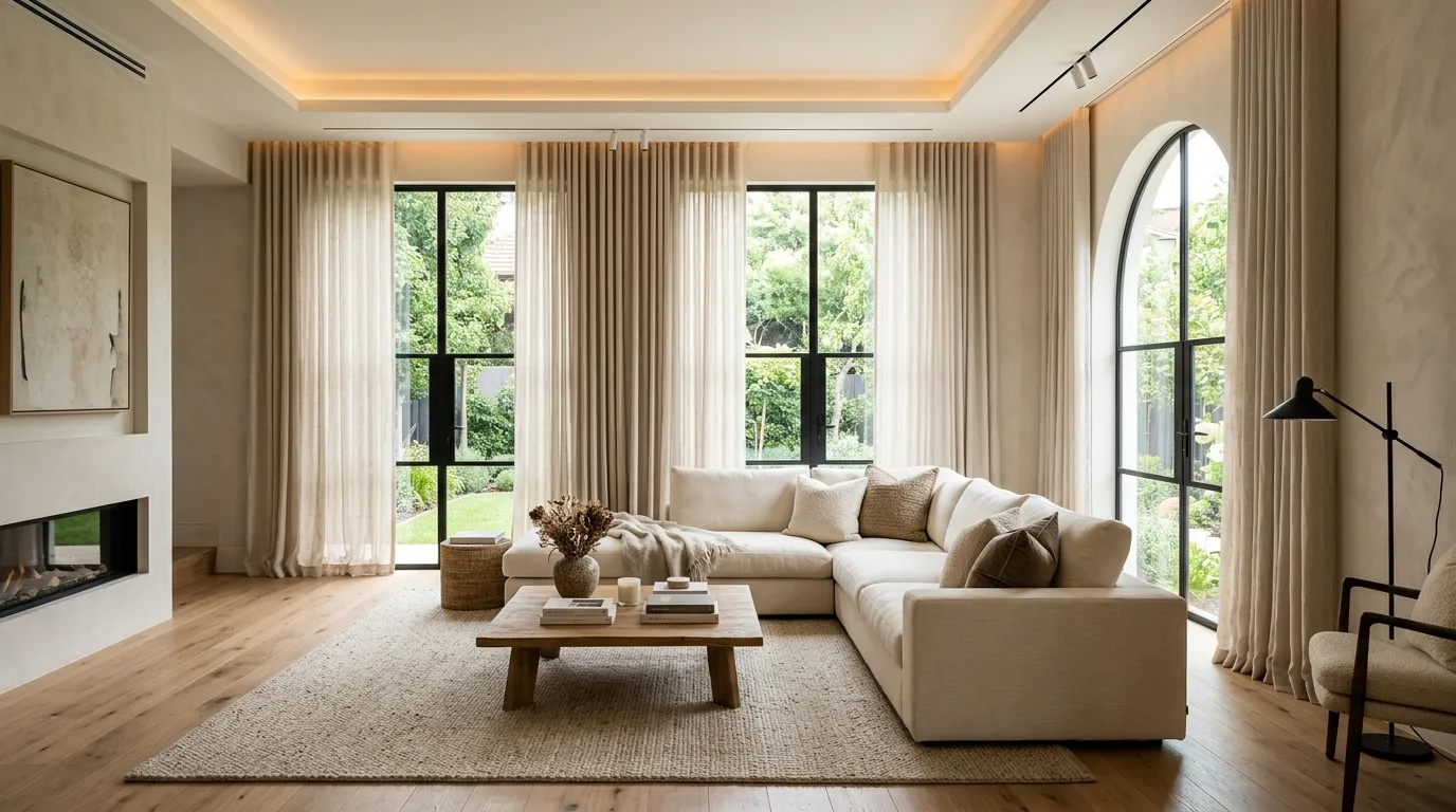 Floor-To-Ceiling Curtains