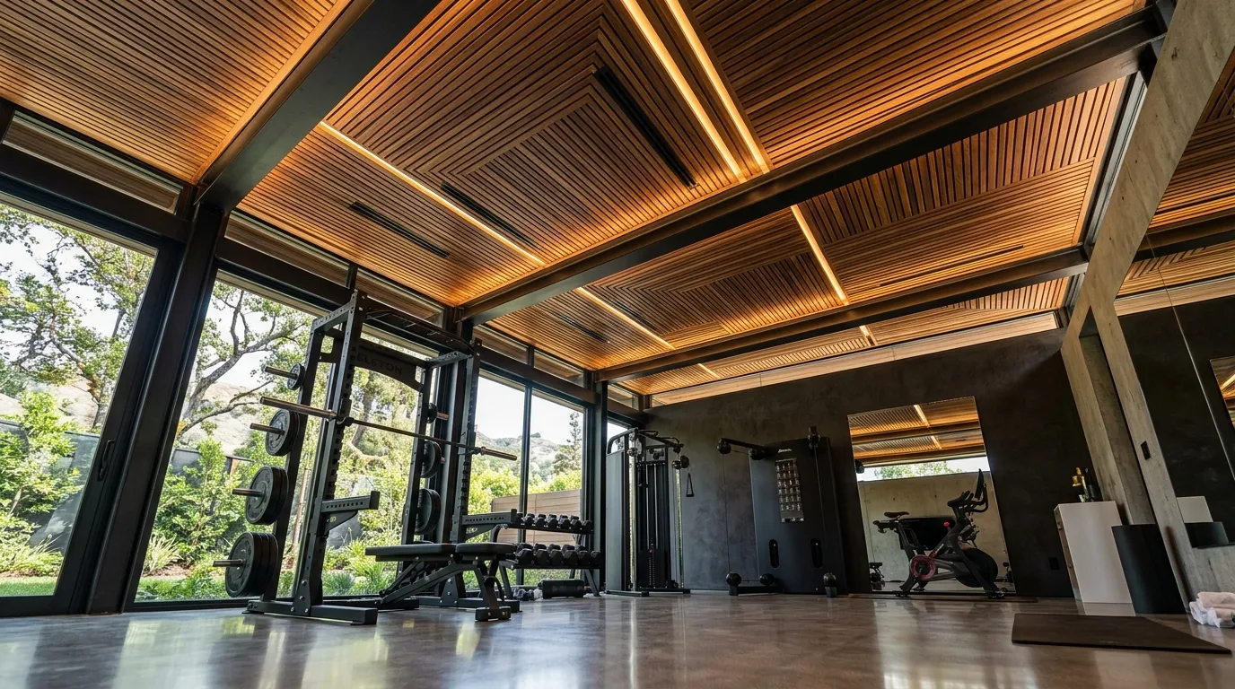 Wood Slat Ceiling