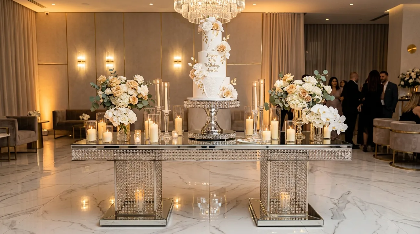 Crystal Cake Display