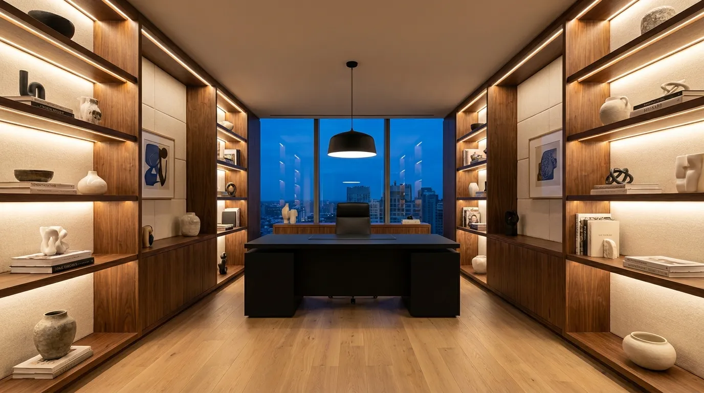 Floor-To-Ceiling Shelving