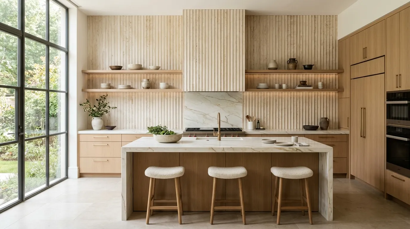 Fluted Stone Slabs