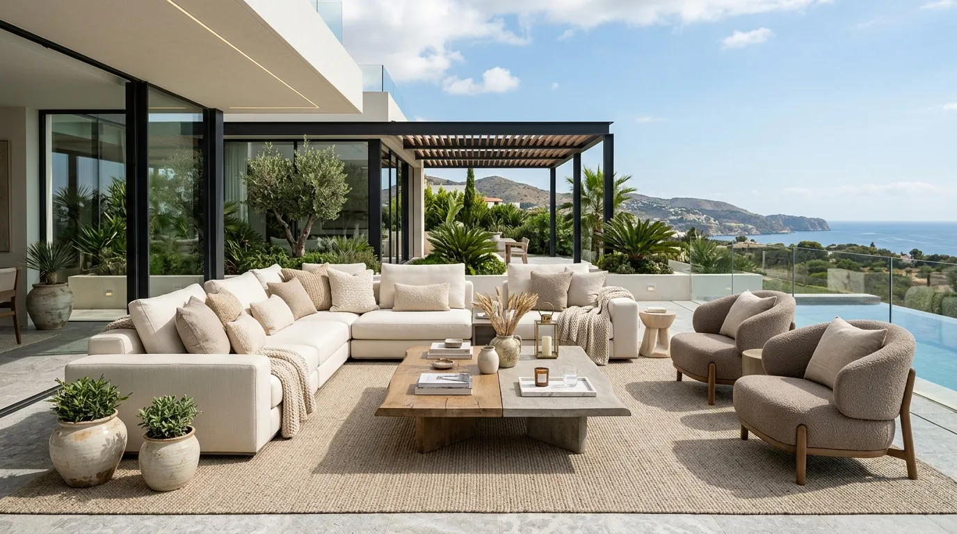 Layered Neutral Seating