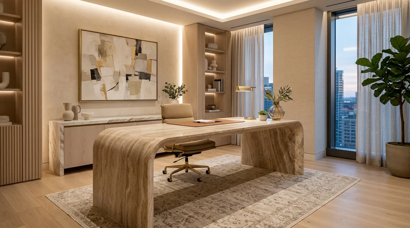 Waterfall Edge Desk