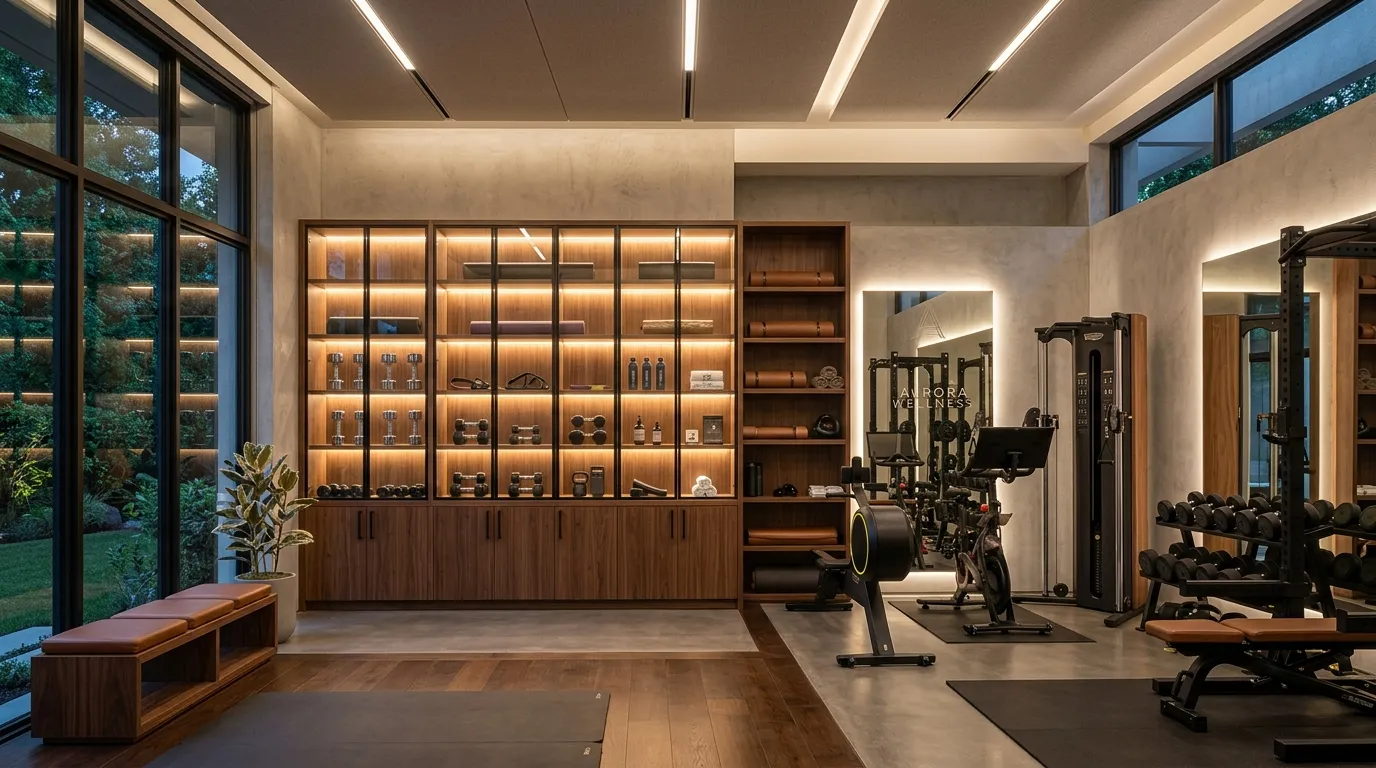 Glass Display Storage