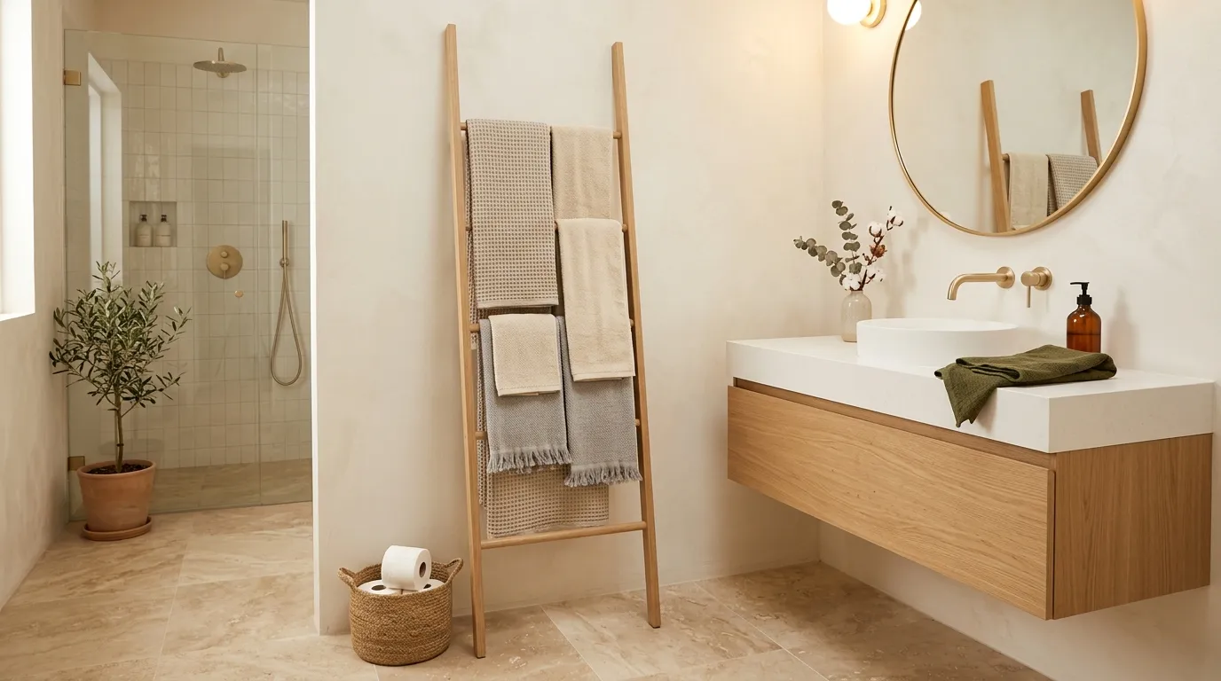 Integrated Towel Ladder