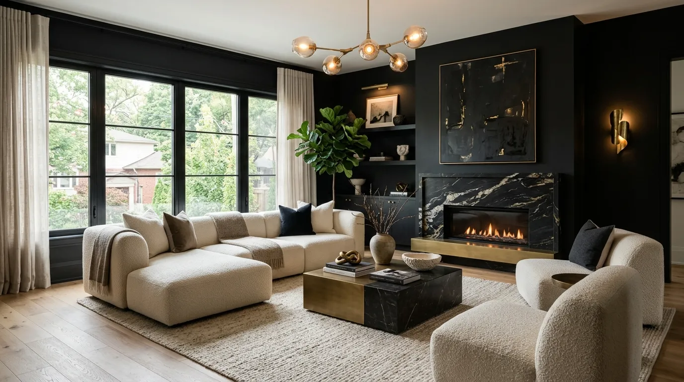 Luxe Black Accent