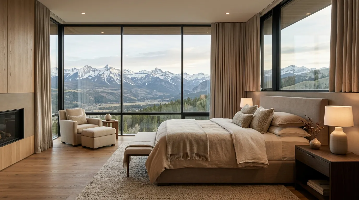 Panoramic Bedroom Views