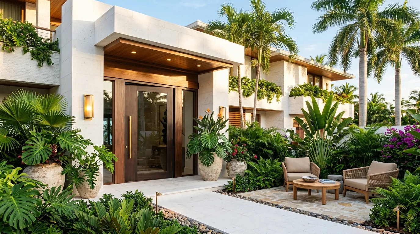 Resort Style Entrance