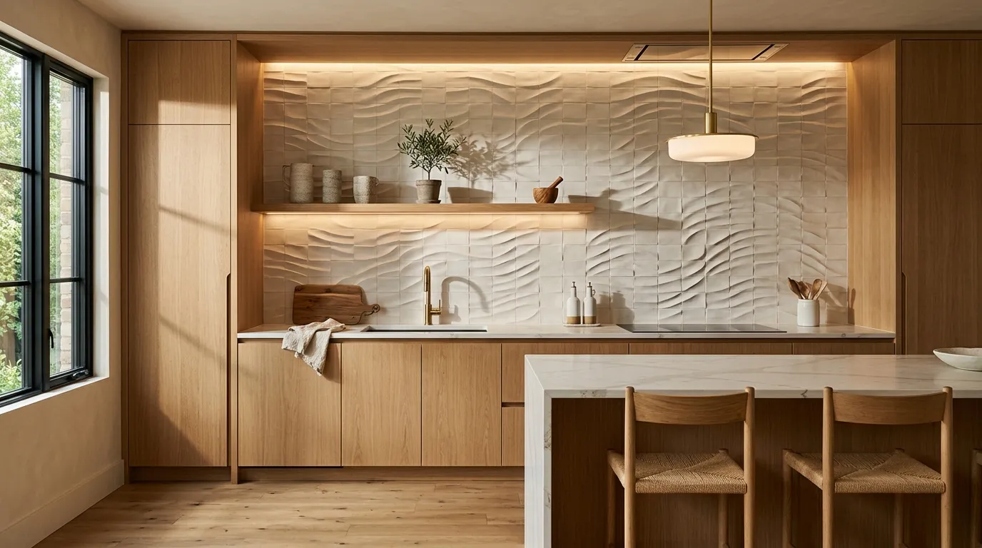 Sculpted Ceramic Relief