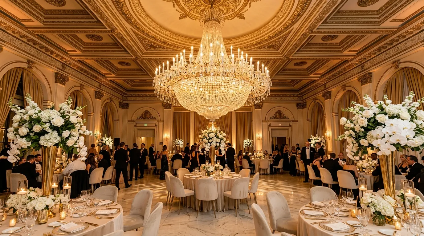 Statement Chandelier Feature
