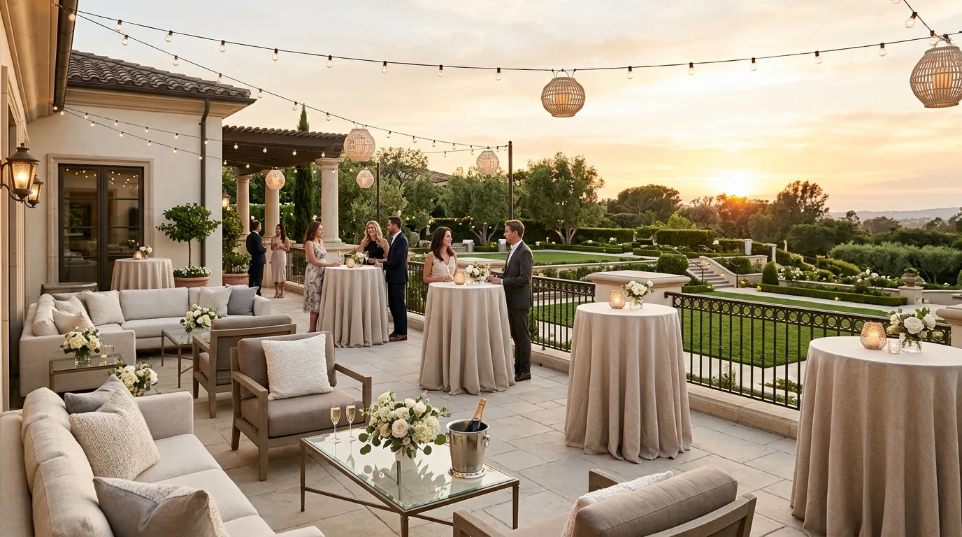 Sunset Champagne Terrace