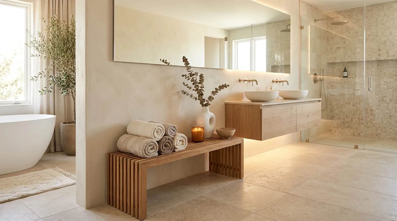 Spa Bench Styling
