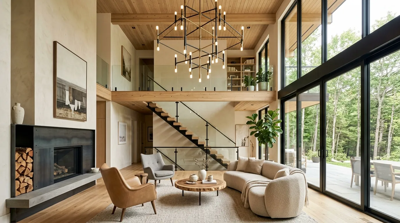 Double-Height Living Room