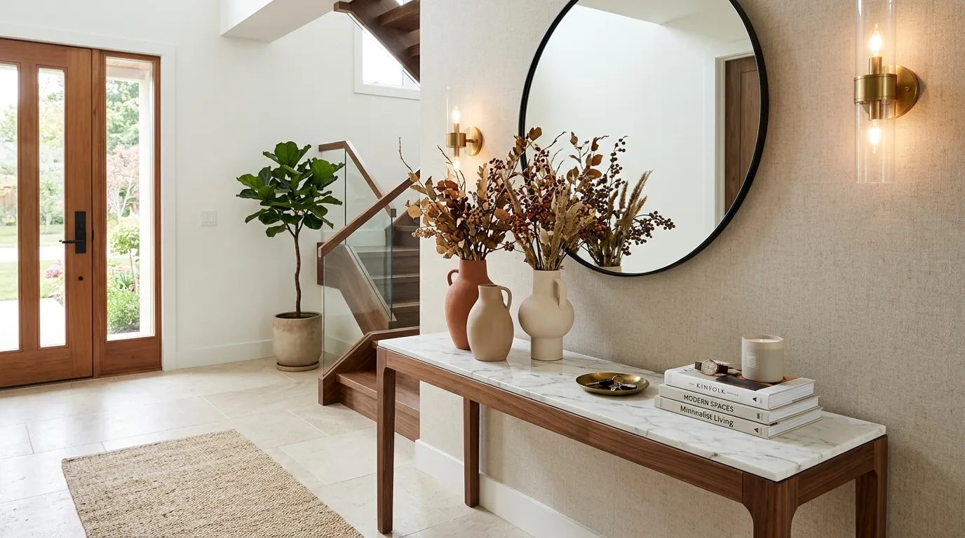 Marble Console Styling