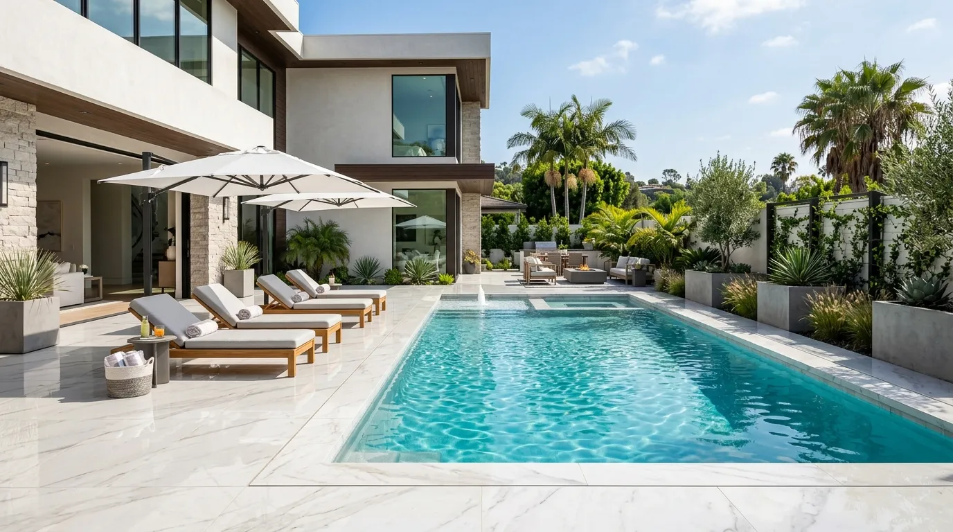 Marble Deck Elegance