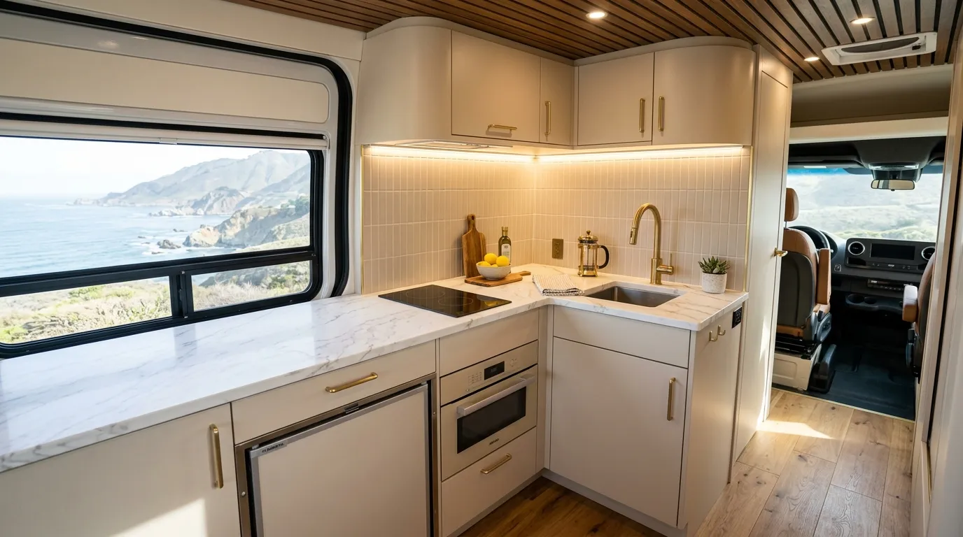 Marble Look Galley