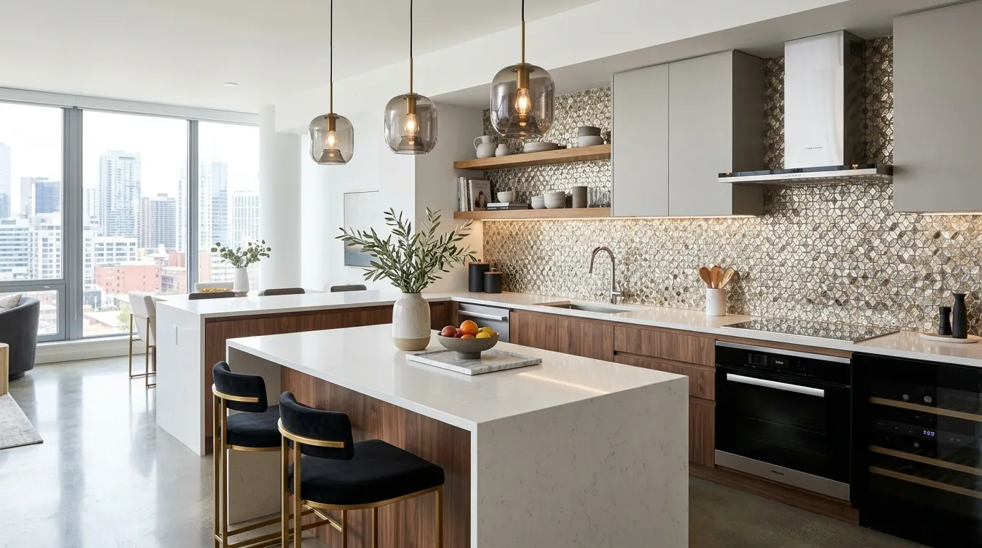Metallic Glass Mosaic