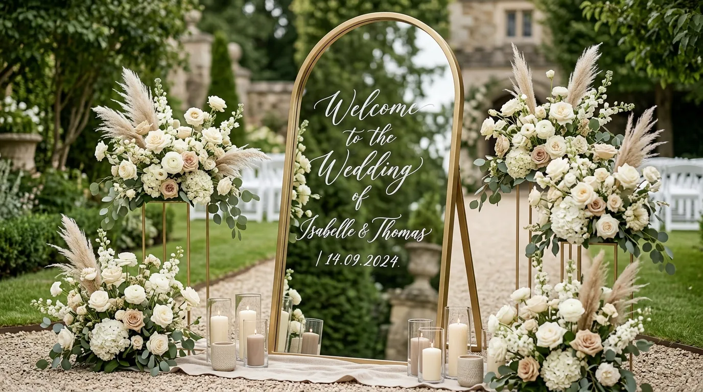 Mirror Welcome Display