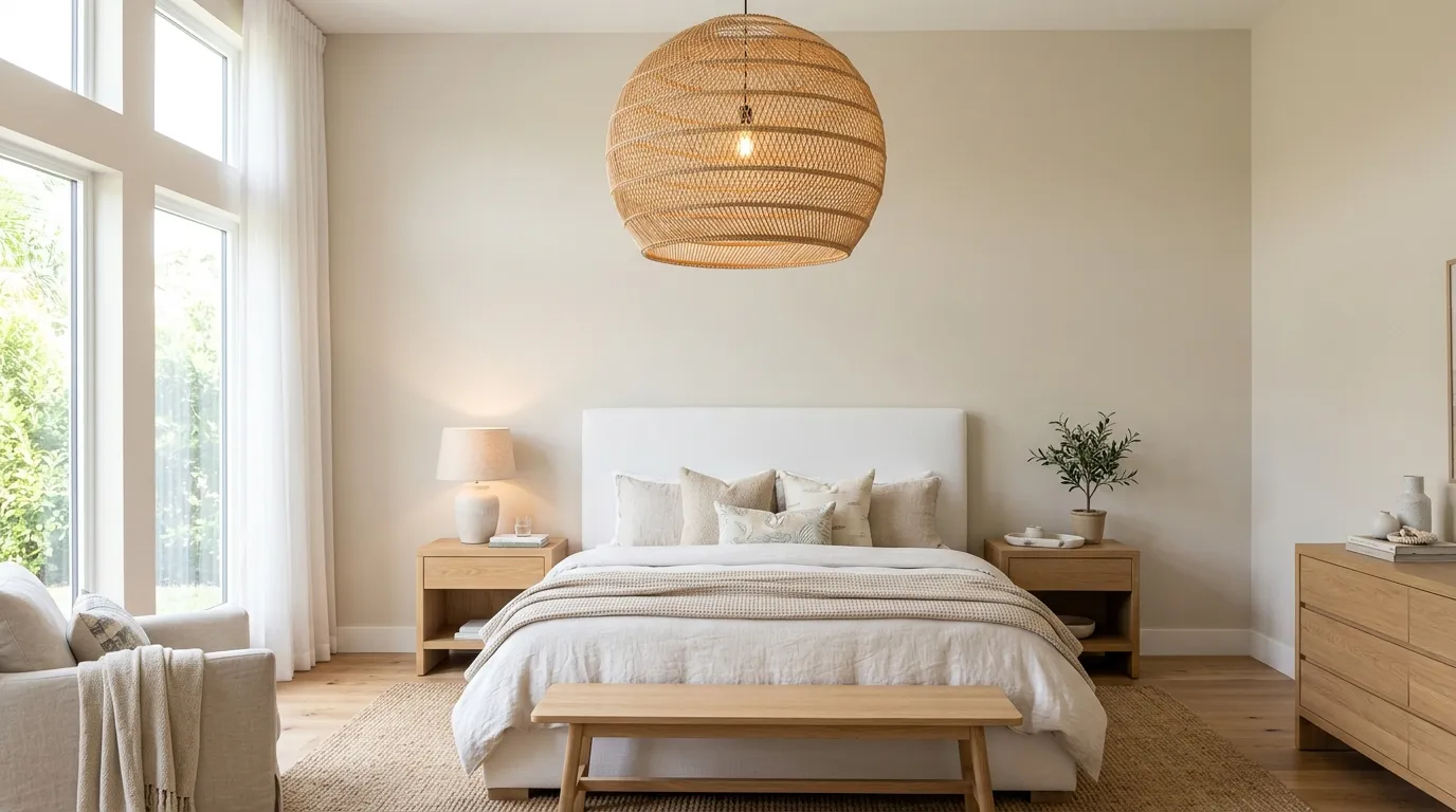 Oversized Woven Pendant