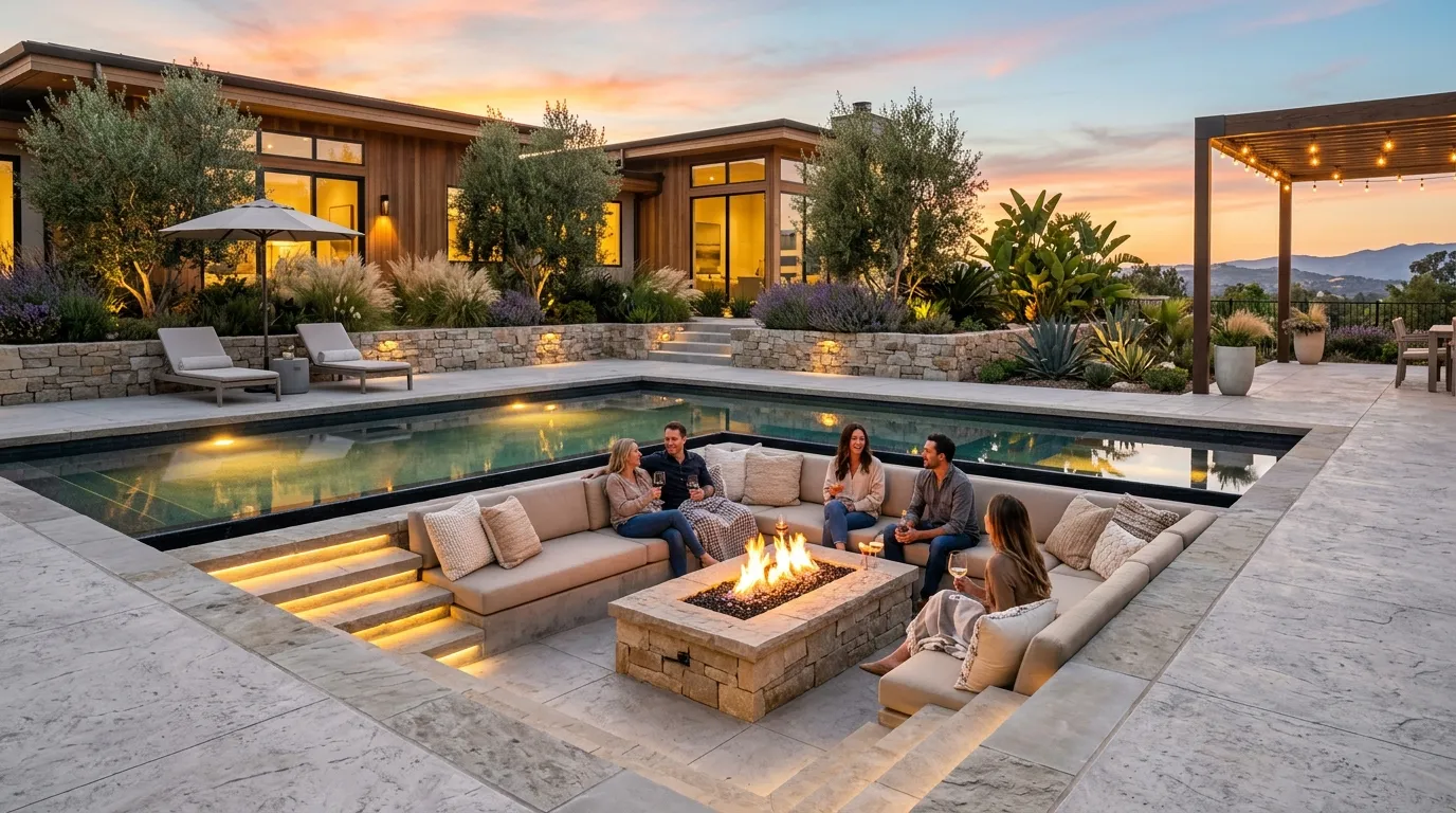 Sunken Lounge Corner