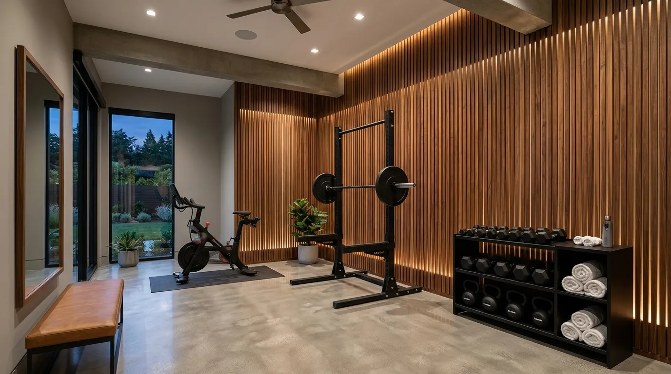 Walnut Feature Wall