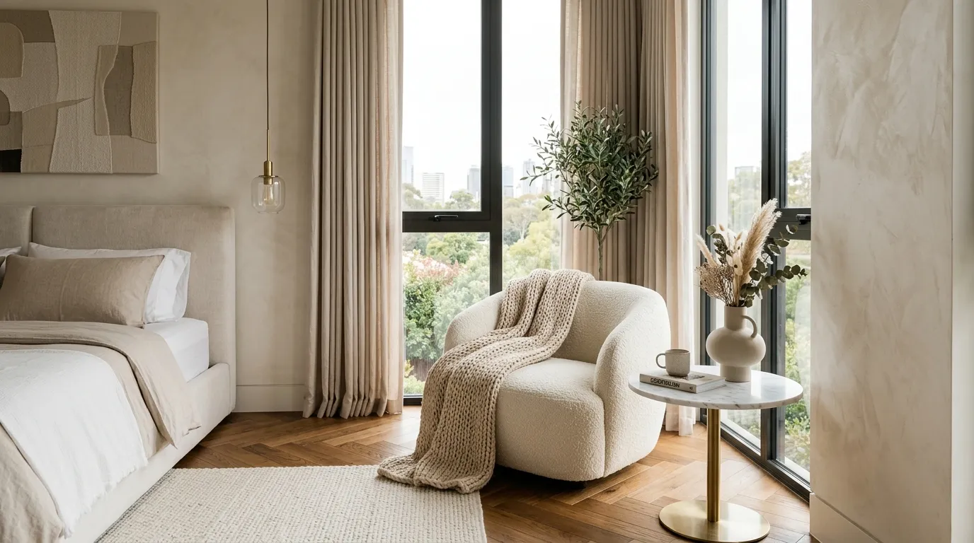 Bouclé Accent Chair