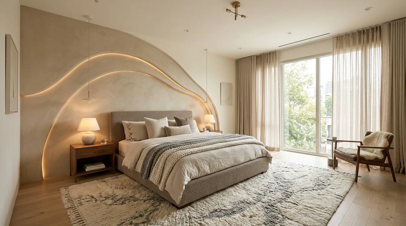 Curved Accent Wall