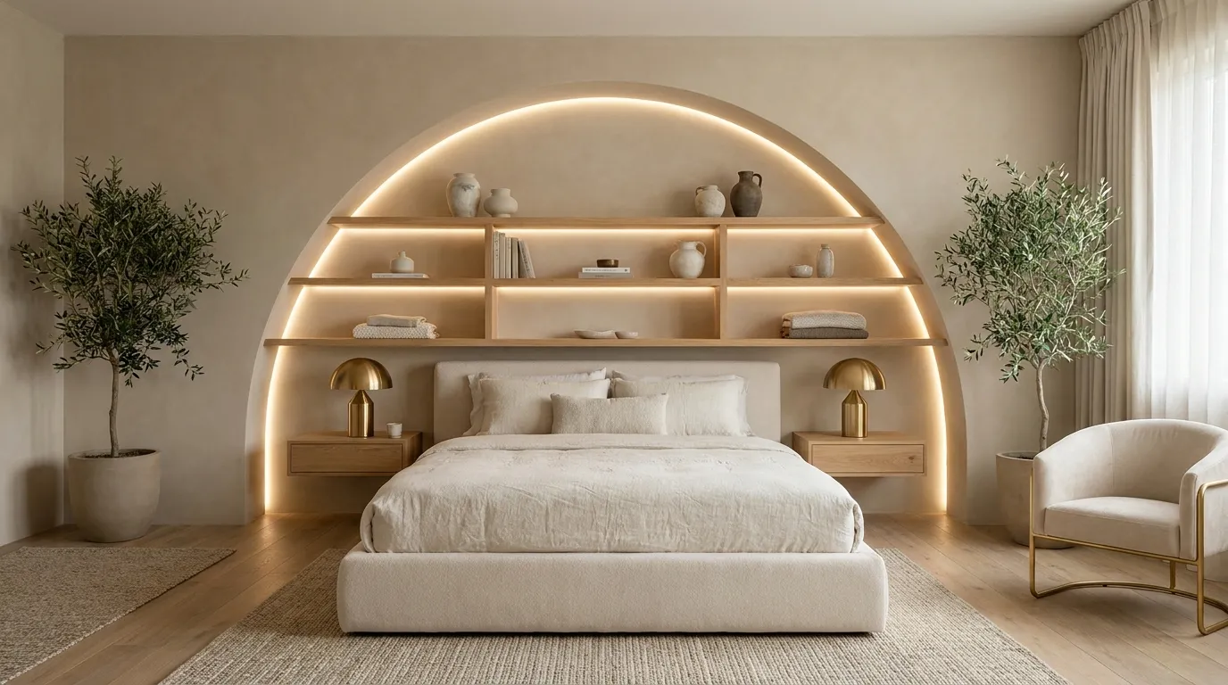 Curved Wall Niche