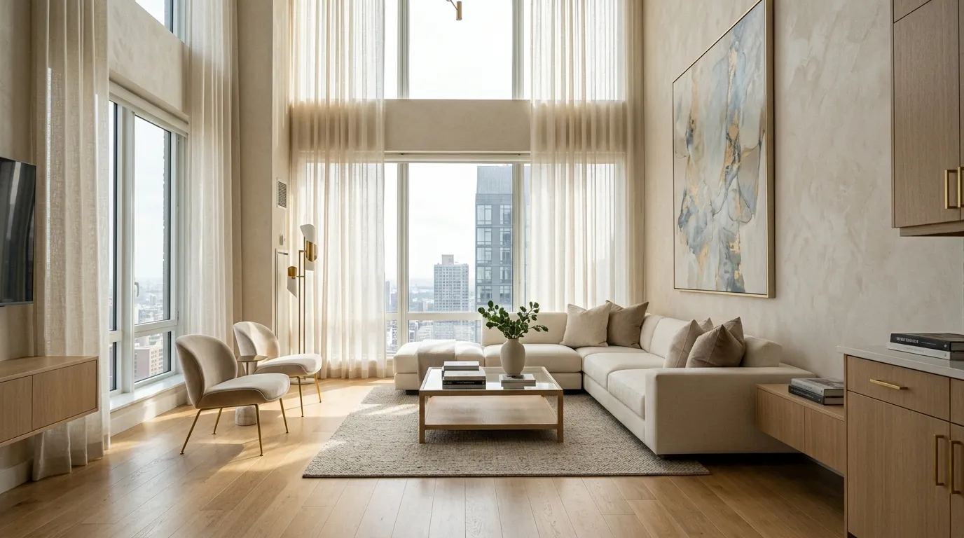 Floor-To-Ceiling Drapes
