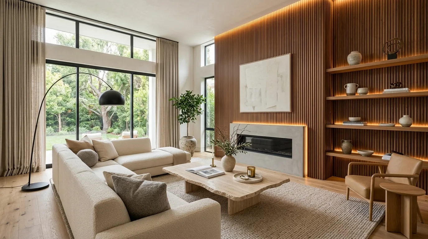 Fluted Wood Panels