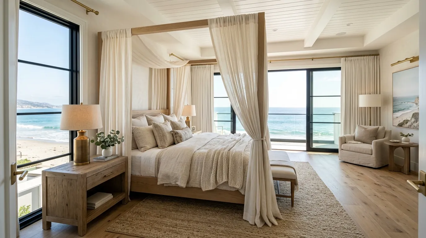 Oversized Linen Canopy