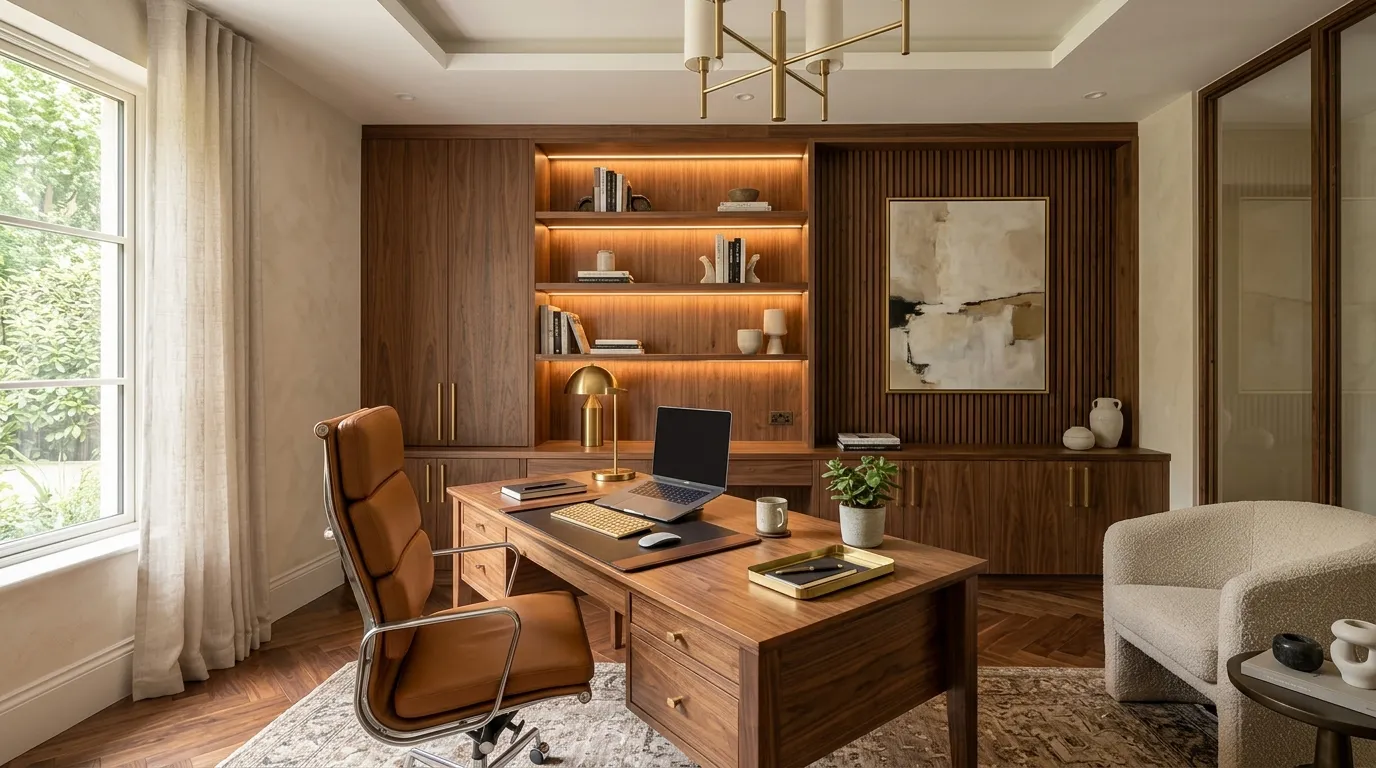 Walnut Luxe Corner