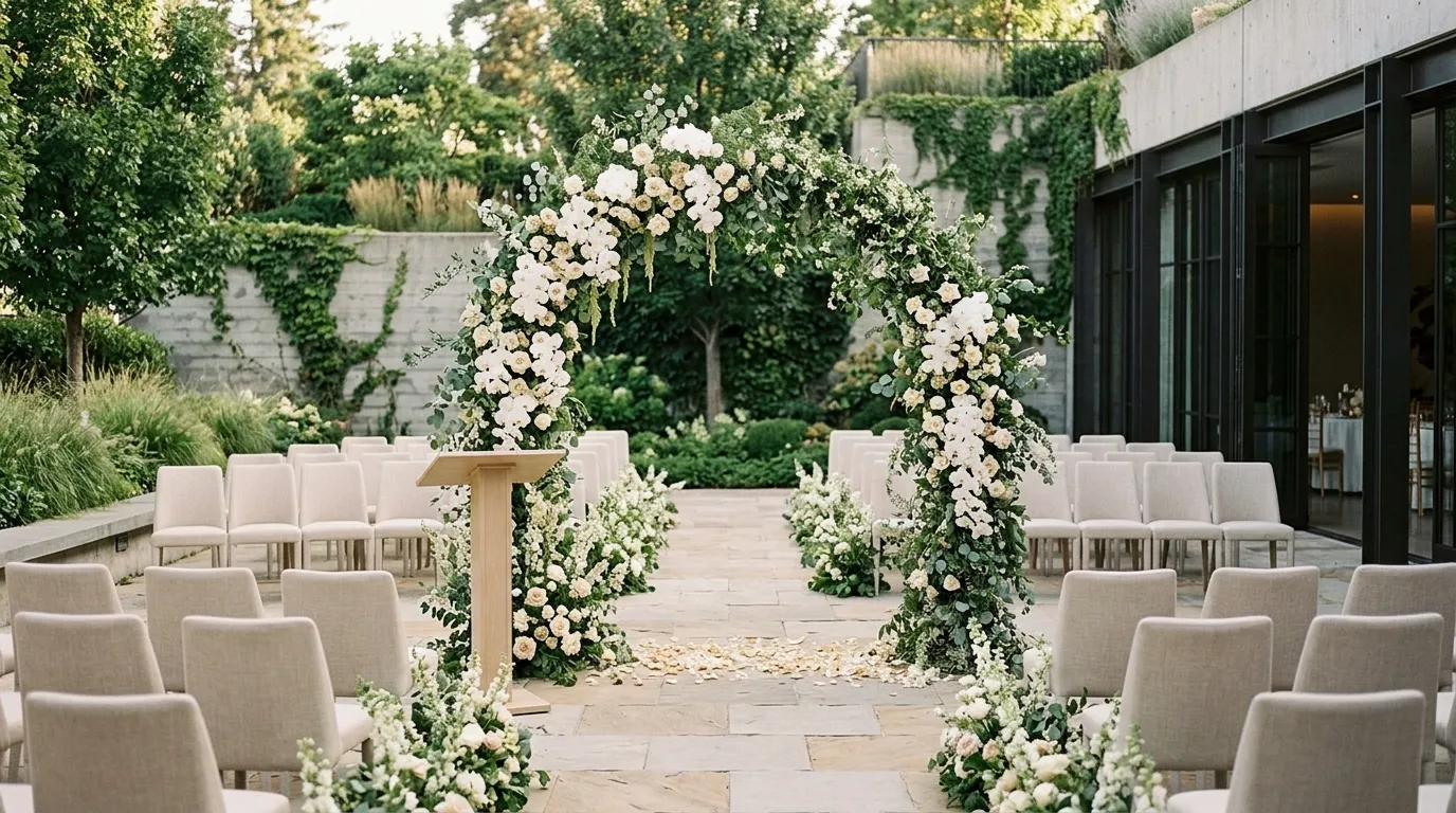 Curved Ceremony Arch