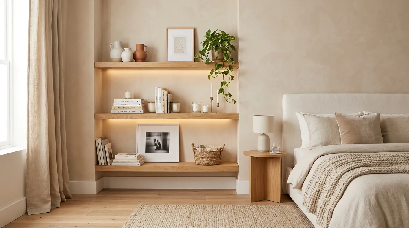 Floating Display Shelves
