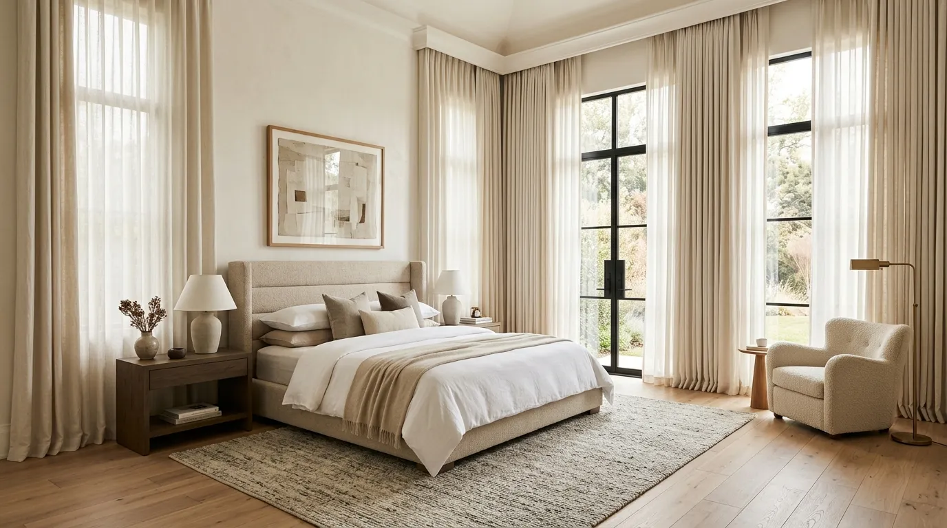 Floor-To-Ceiling Drapes