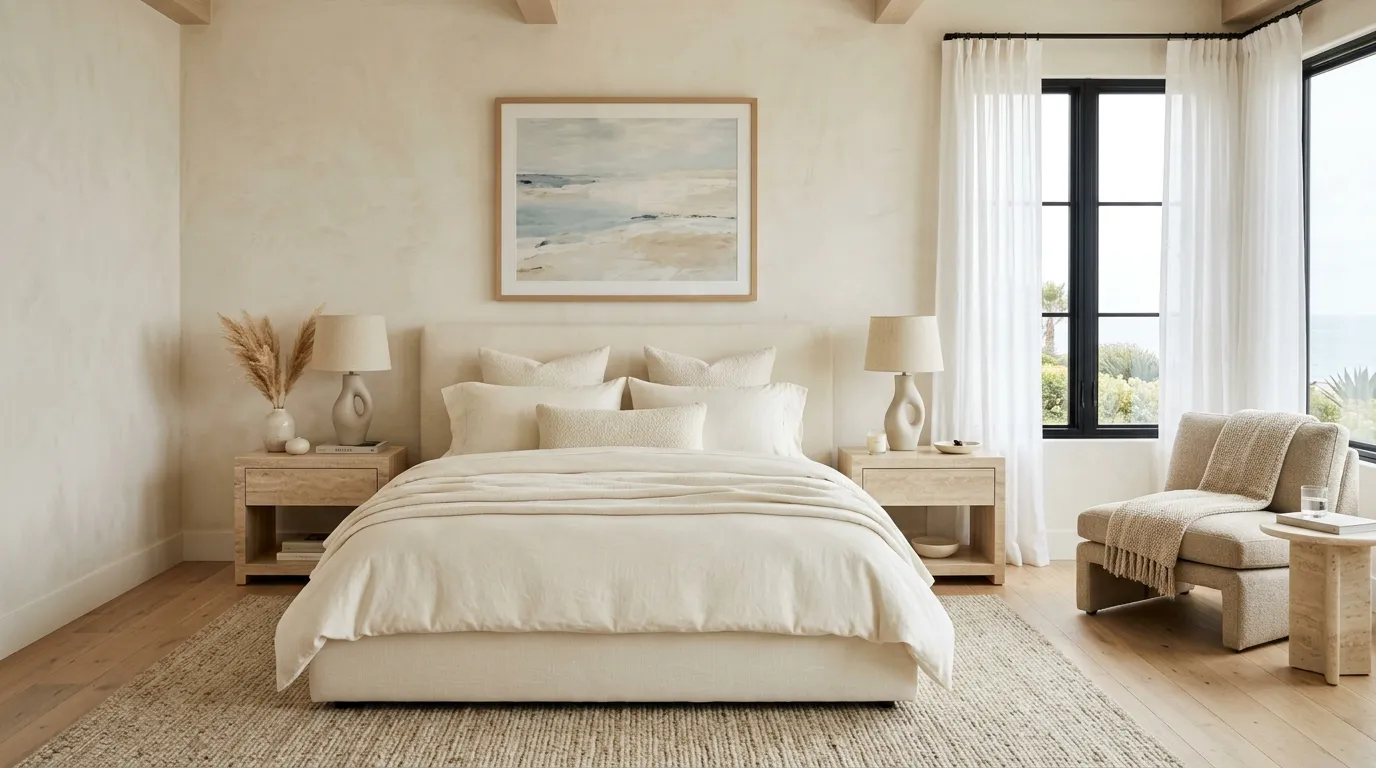 Travertine Nightstands