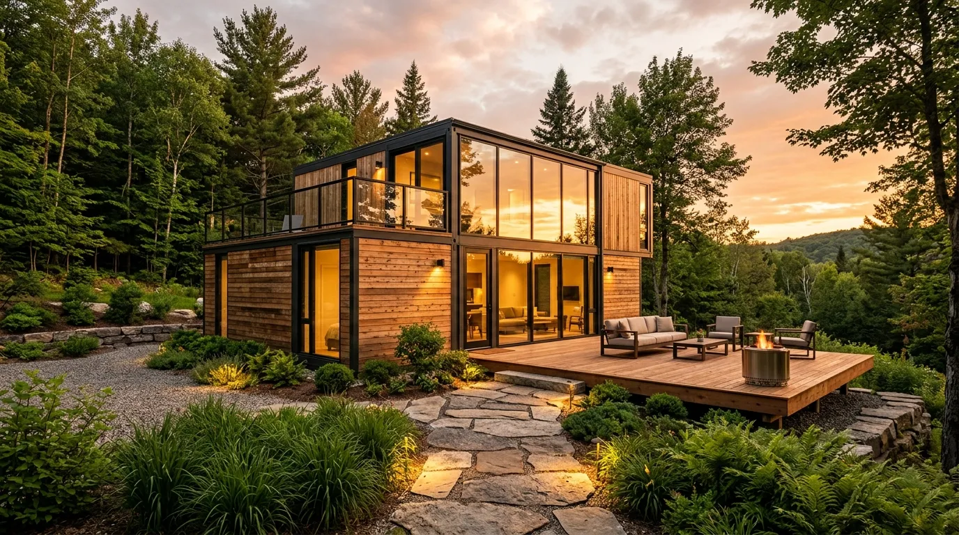 Warm Wood Cladding