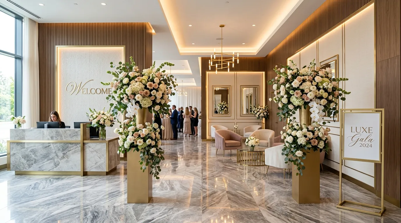 Floral Welcome Corner