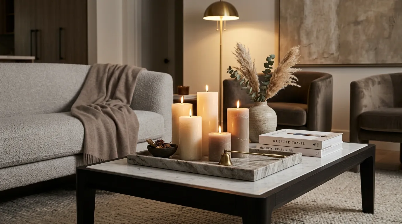 Layered Candle Displays