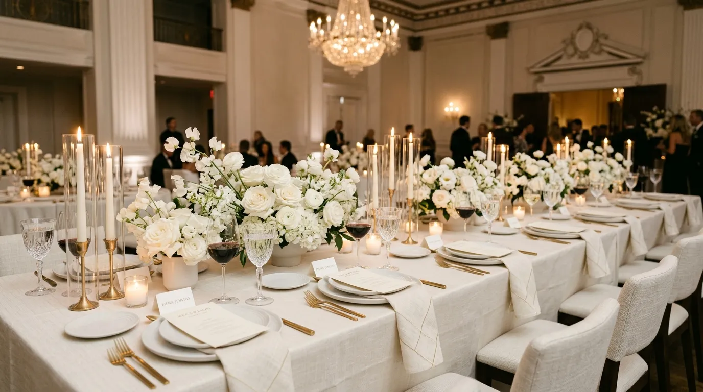 Monochrome Tablescape