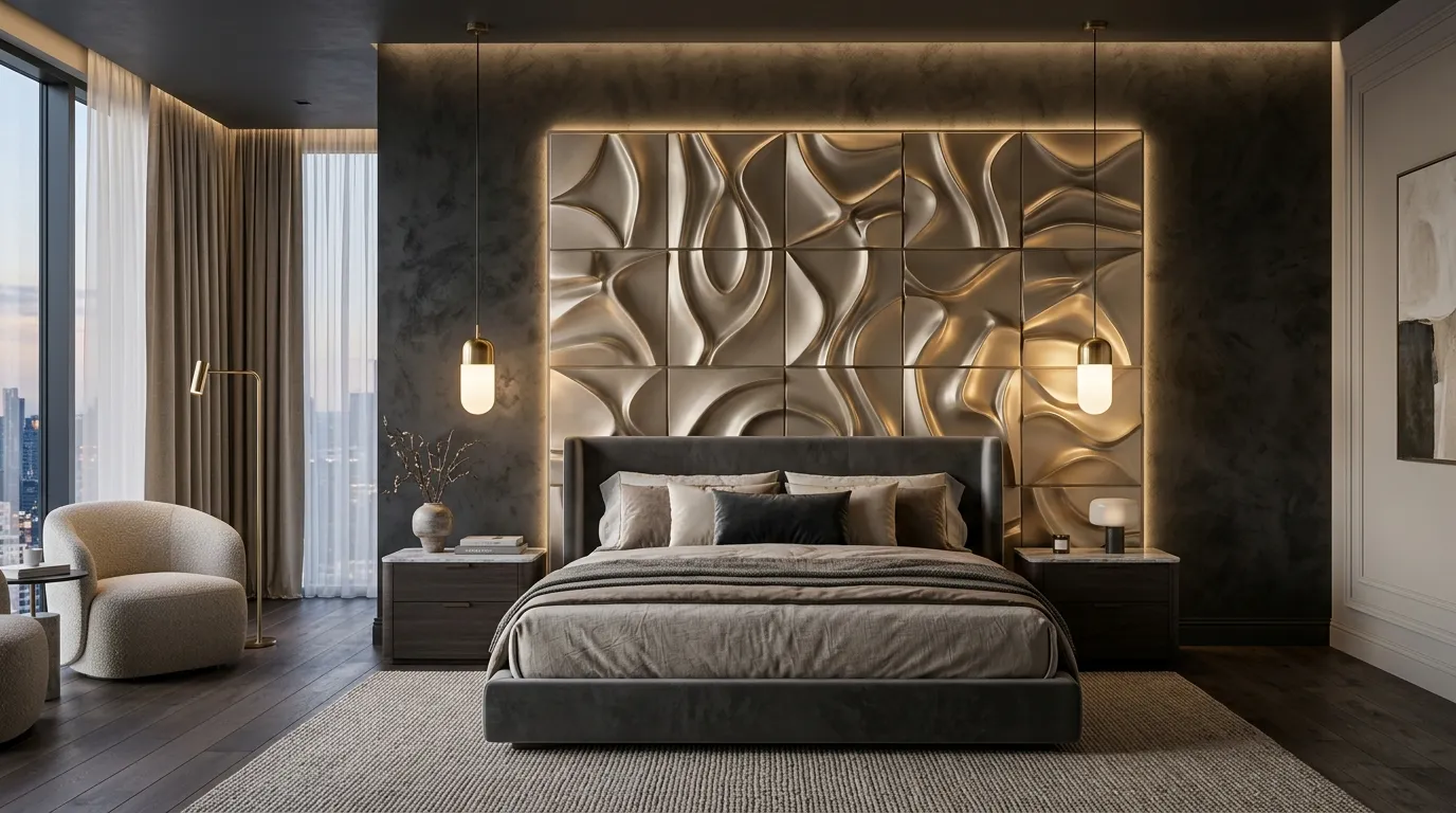 Sculptural Metal Panels