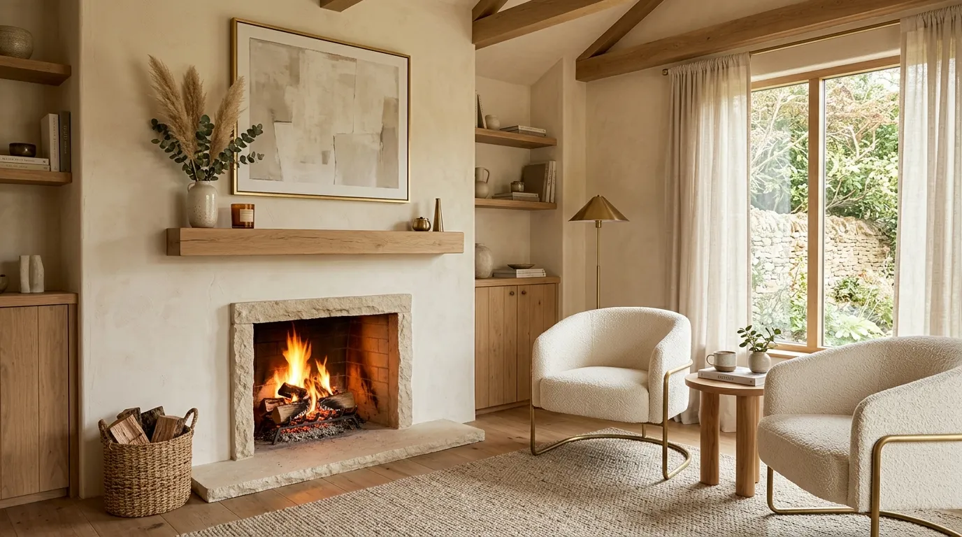 Statement Fireplace Wall