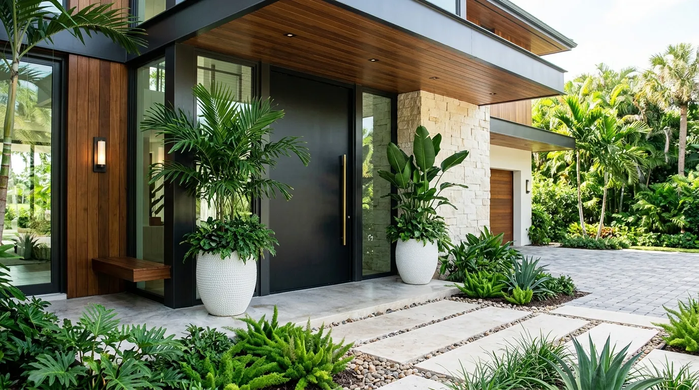 Tropical Palm Display