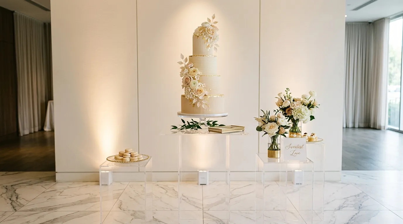 Acrylic Cake Station