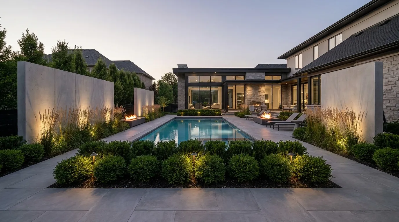 Architectural Planter Walls