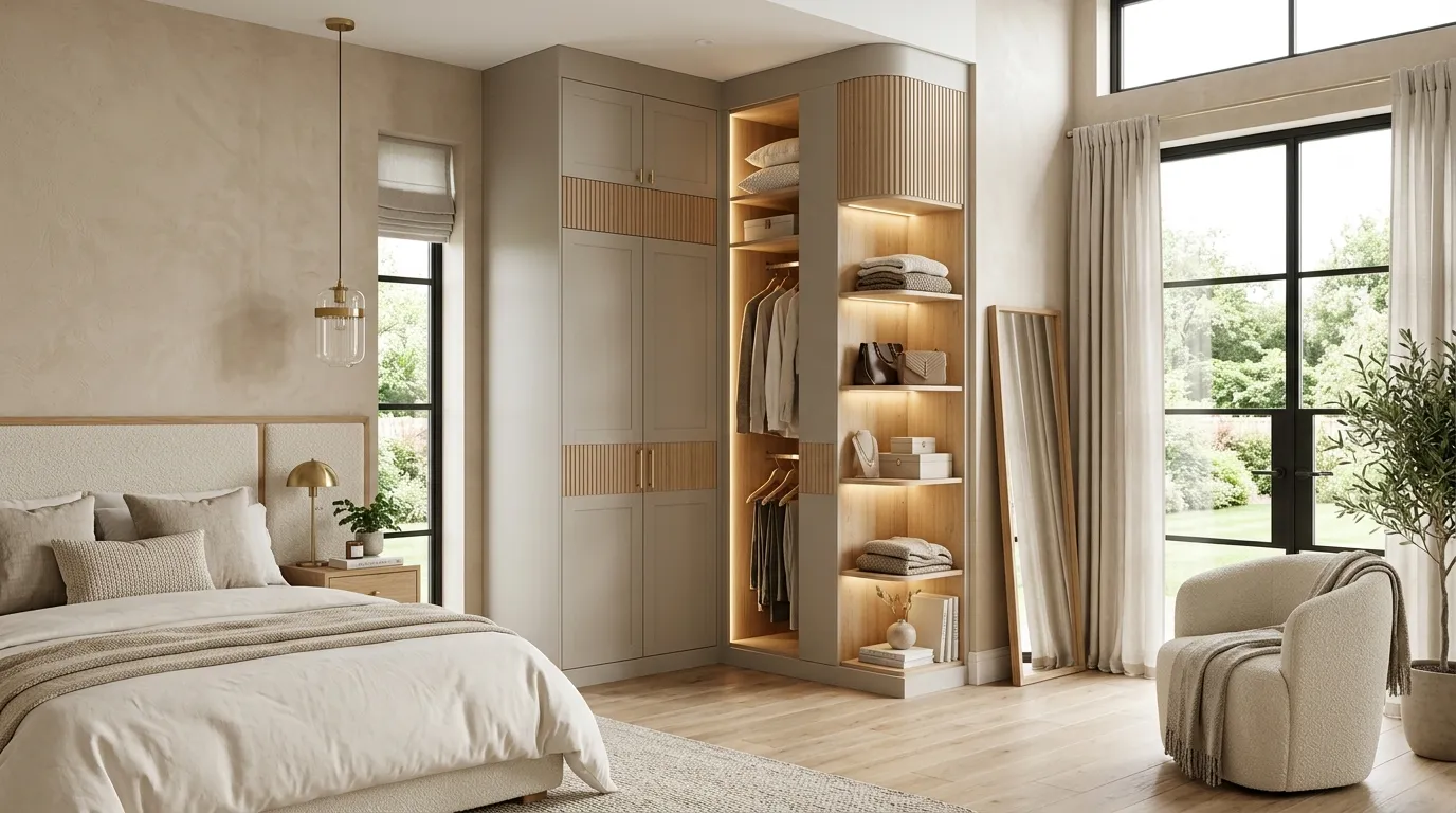 Corner Wardrobe Tower