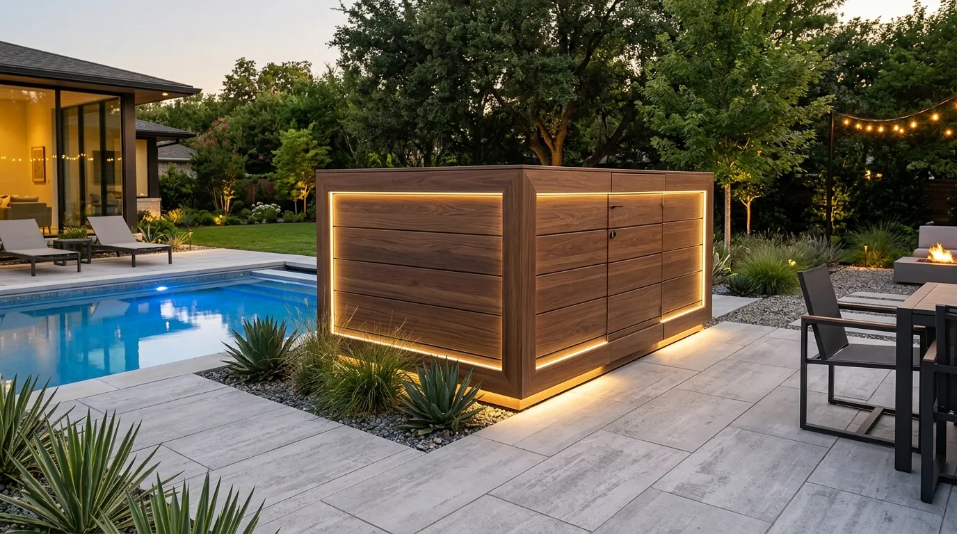 Floating Wood Box