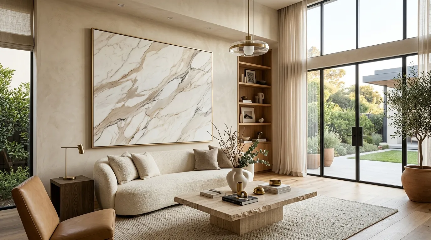 Marble Effect Canvas