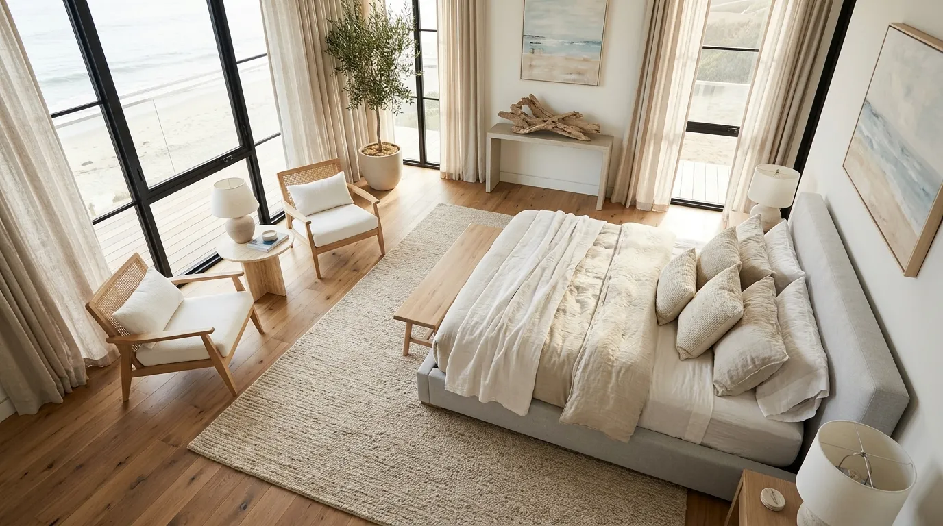 Sand-Toned Textured Rug